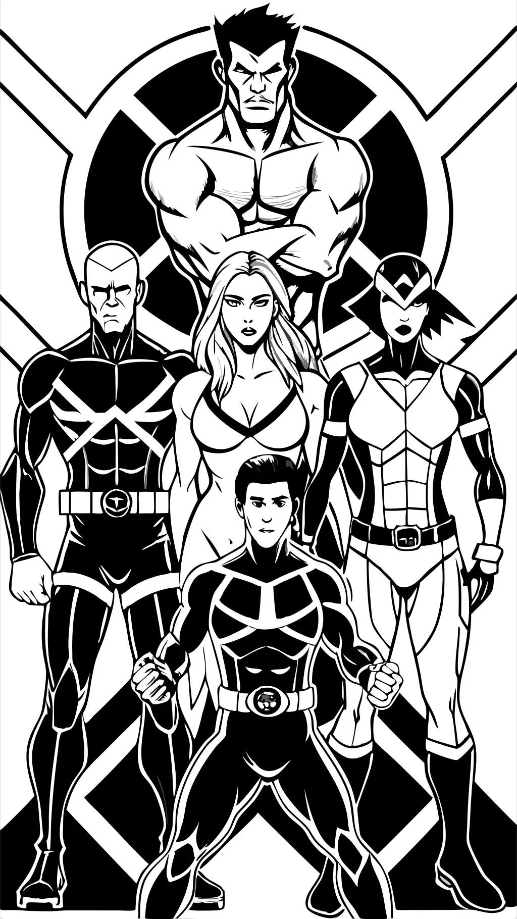 coloring pages x men